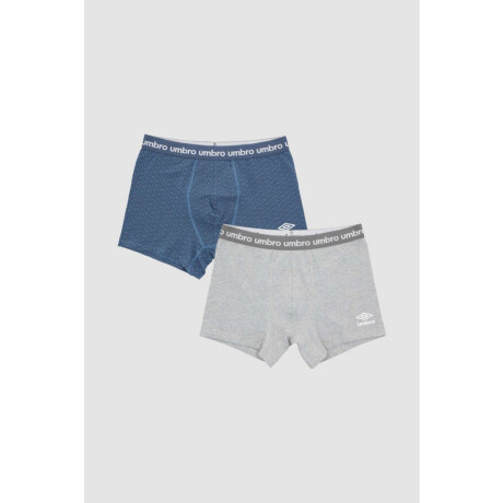 Ex.08886 boxer pack x 2 alg/lyc Azul piedra