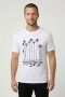 Remera m/c estampada Rambla BLANCO