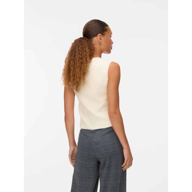 VMGOLD SL V-NECK VEST BIRCH