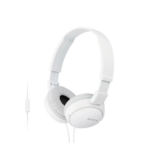 auriculares sony plegables con manos libres mdr-zx110ap. WHITE