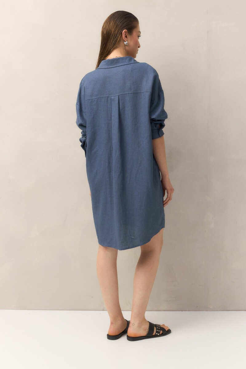 VESTIDO BASILE Indigo