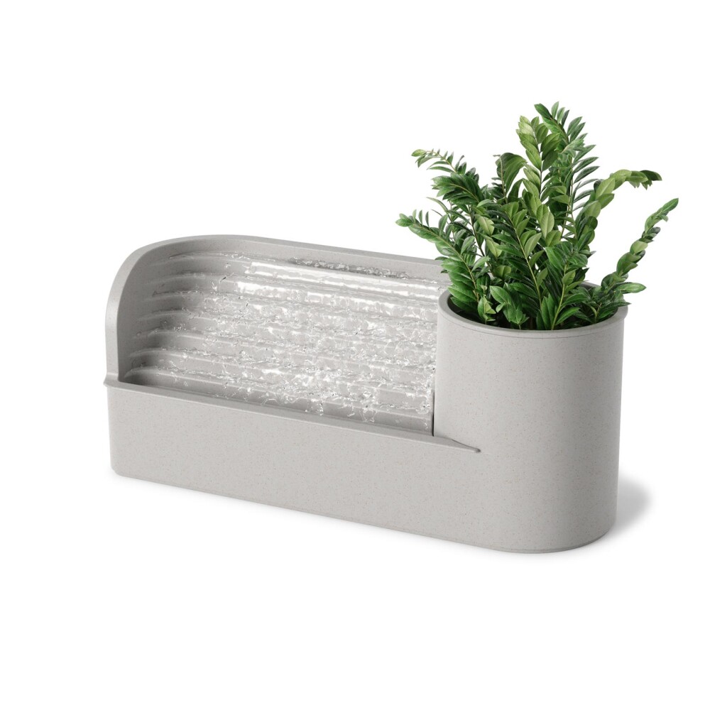 CASCADA/MACETA POLIPROPILENO GRIS UMBRA 1019510