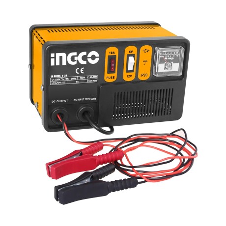 Cargador de batería Ingco portable para auto moto 6/12volts Cargador de batería Ingco portable para auto moto 6/12volts