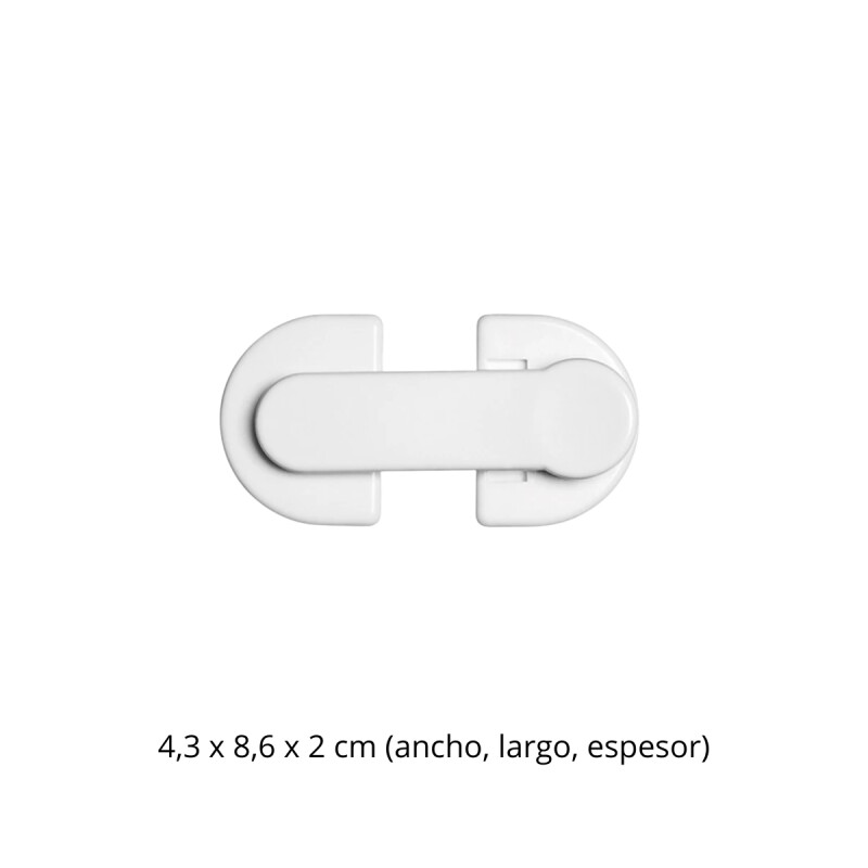 Traba para puerta de refrigerador BLANCO