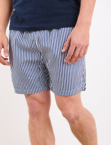 450629 SHORT HARRINGTON LABEL Blanco/azul Osc