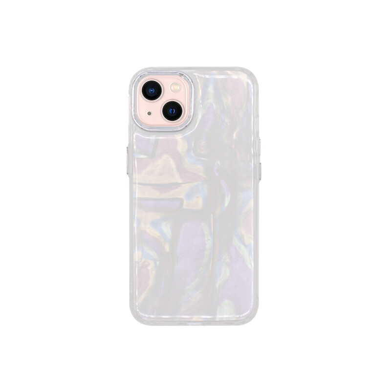 Protector iPhone 13/14 texturado diseño perla Protector Iphone 13/14 Texturado Diseño Perla