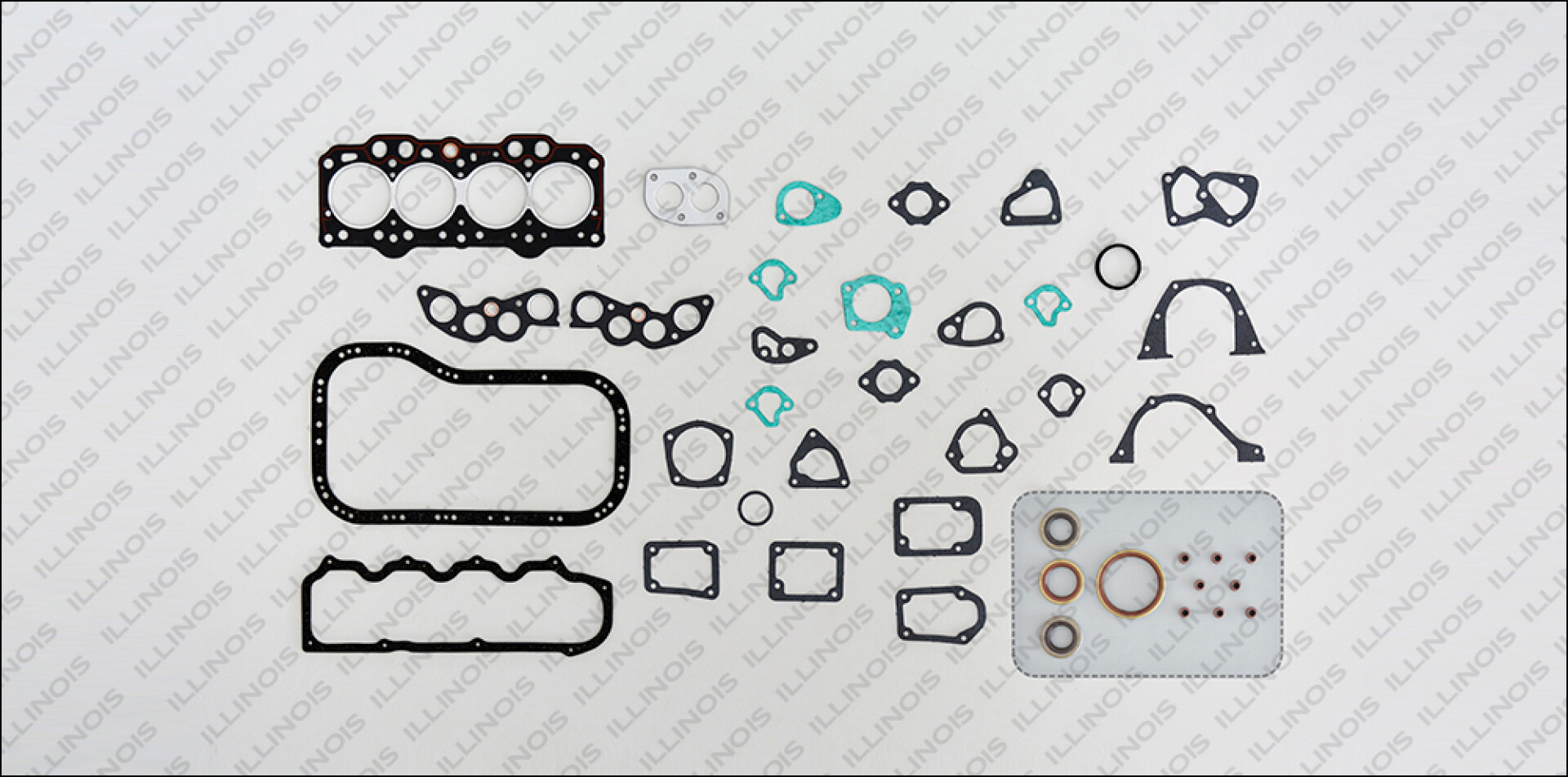 JUNTA FIAT JGO. COMPLETO 1050 1300 NAFTA 76MM ILLINOIS 