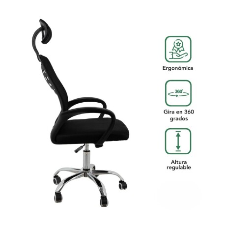 Silla Ejecutiva ergonómico Lumax Mesh Barcelona Negro