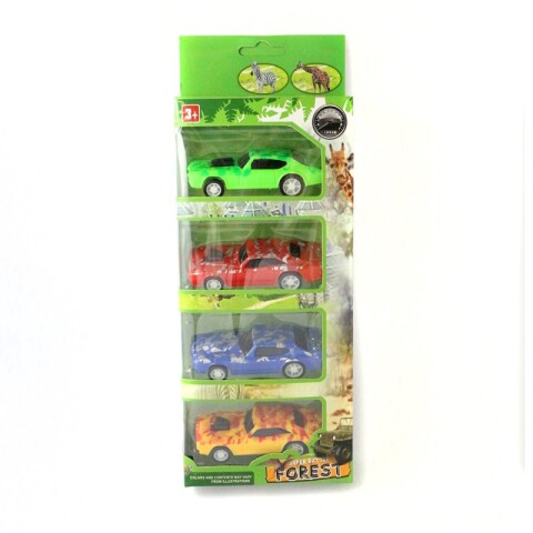 OUTLET Autos 4 pcs coleccionables caja 23*10 cm Outlet Autos 4 Pcs Coleccionables Caja 23*10 Cm
