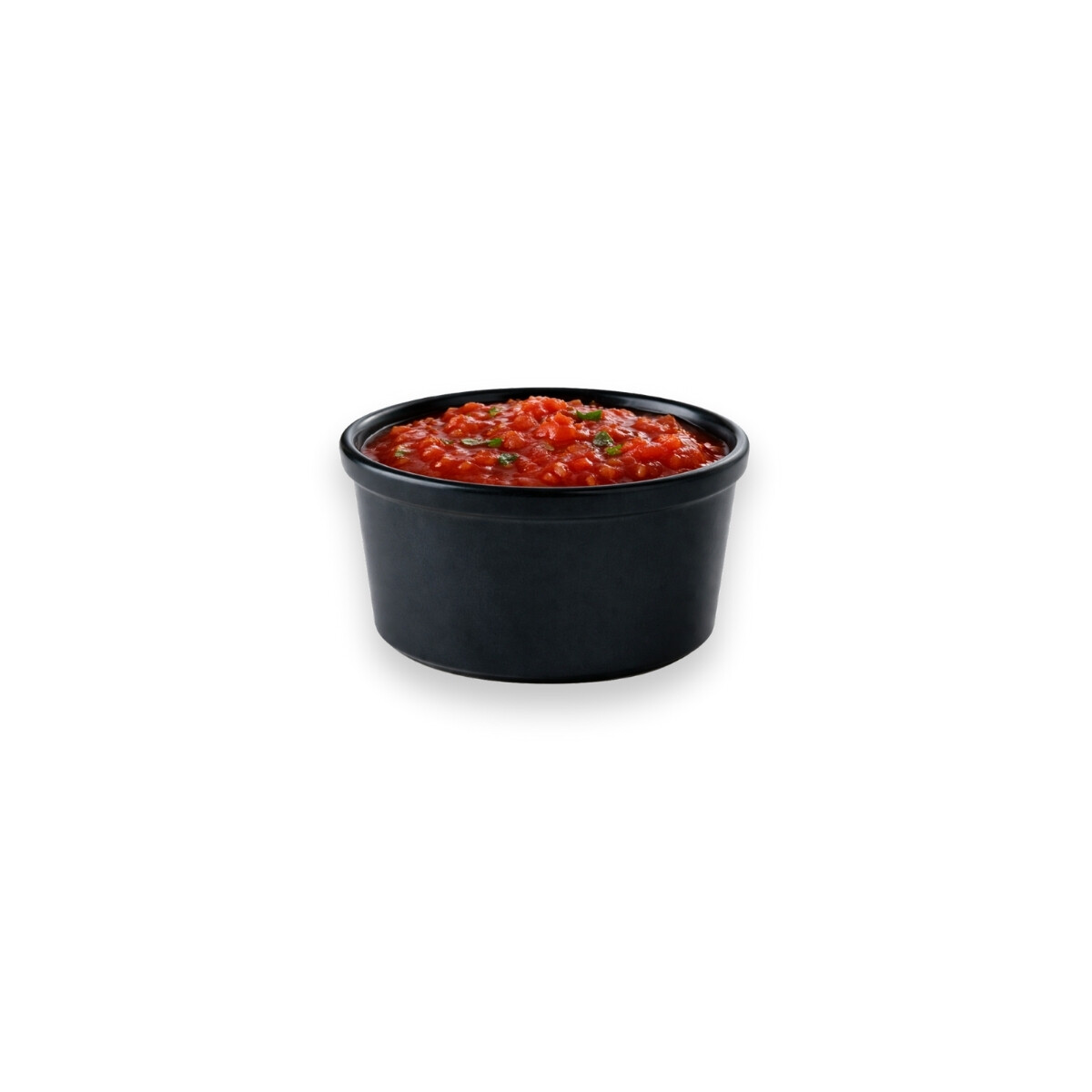 Dip Salsera de Porcelana Negra 85 ml Pluto 