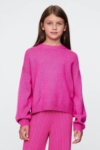 Buzo Cashsoft Niña Super Pink Neon