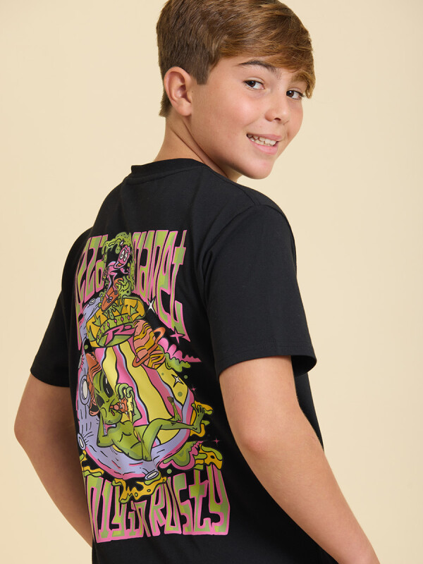 T-SHIRT JULEN TEEN RUSTY Negro