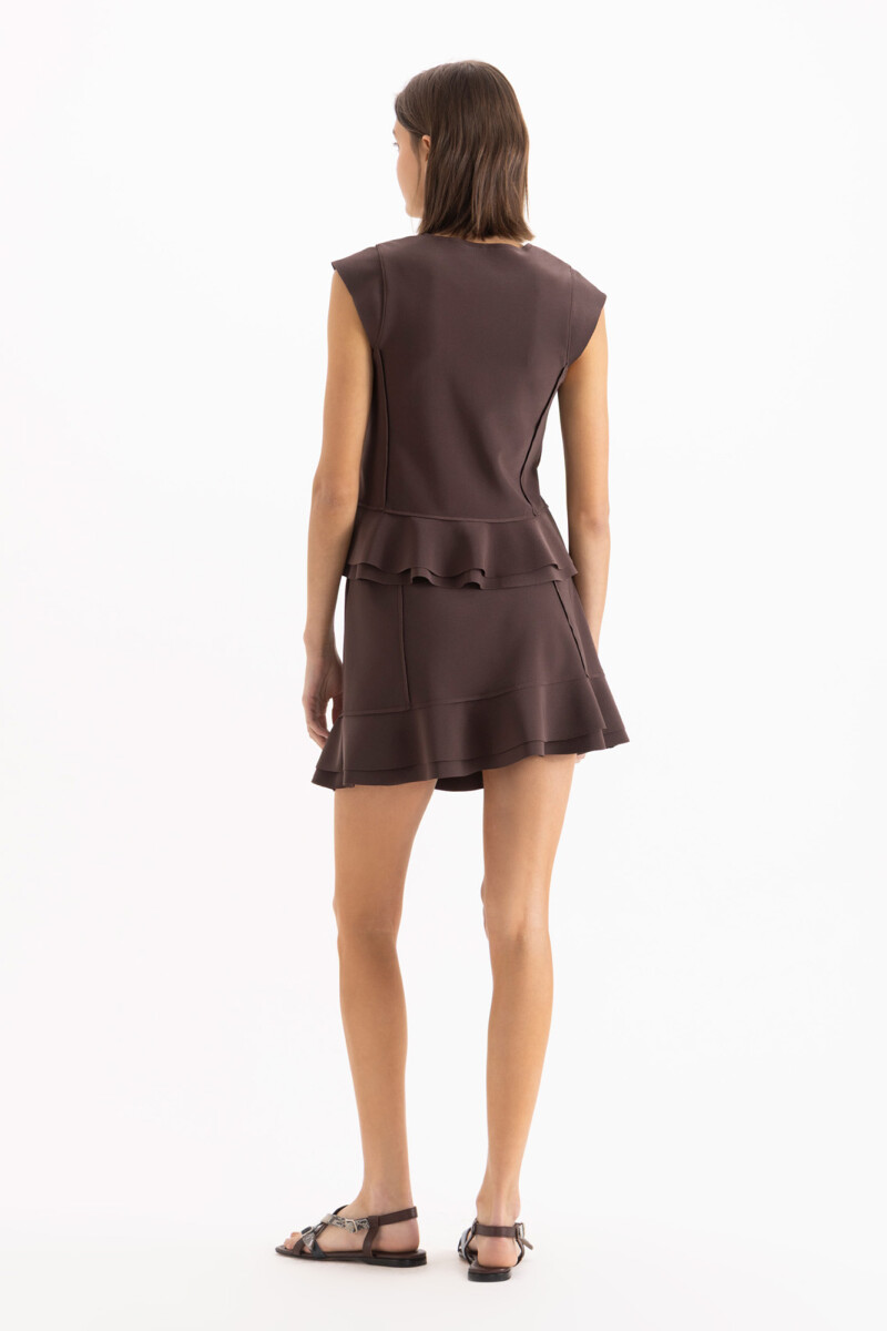 POLLERA SELENE Chocolate