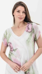 VESTIDO CAROLINE ESTAMPADO BLANCO