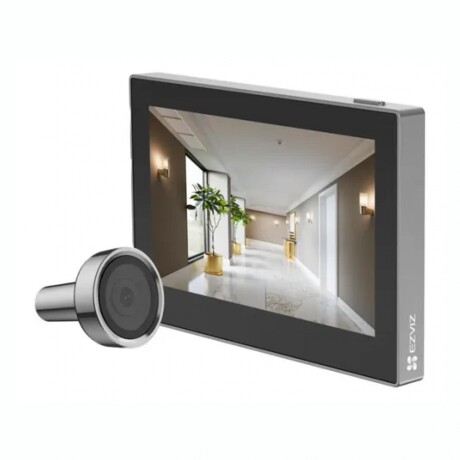 MIRILLA INTELIGENTE EZVIZ HP2 2MP Mirilla Inteligente Para Puerta EZVIZ HP2 2MP Pantalla A Color De 4' - Silver