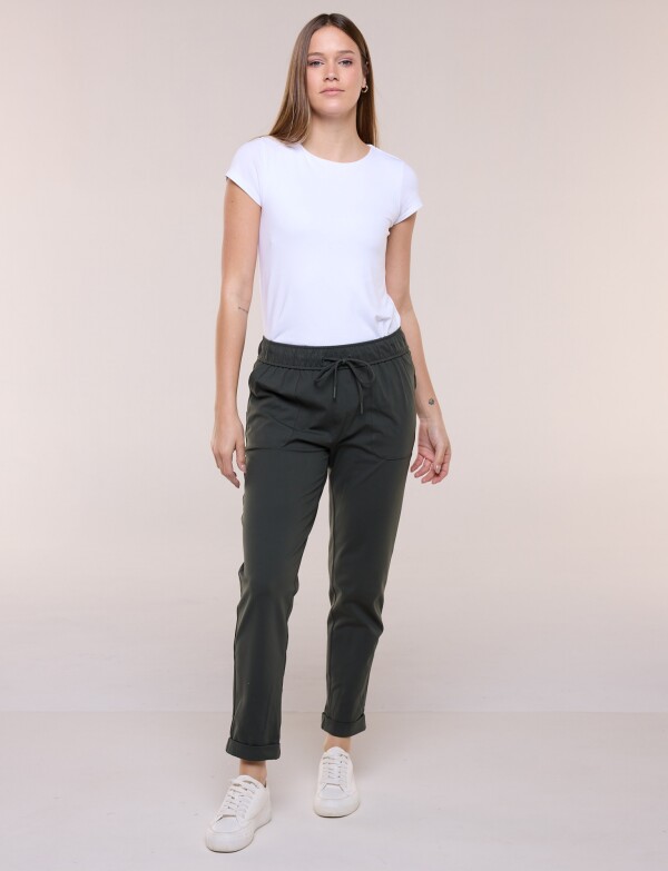 Jogger Dobladillo OLIVA