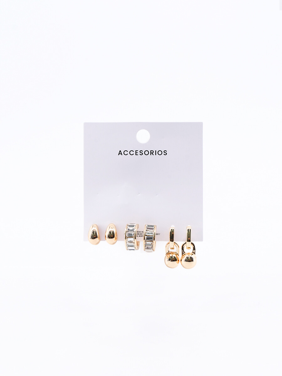 CARAVANAS GOLD SET X 3 - DORADO 
