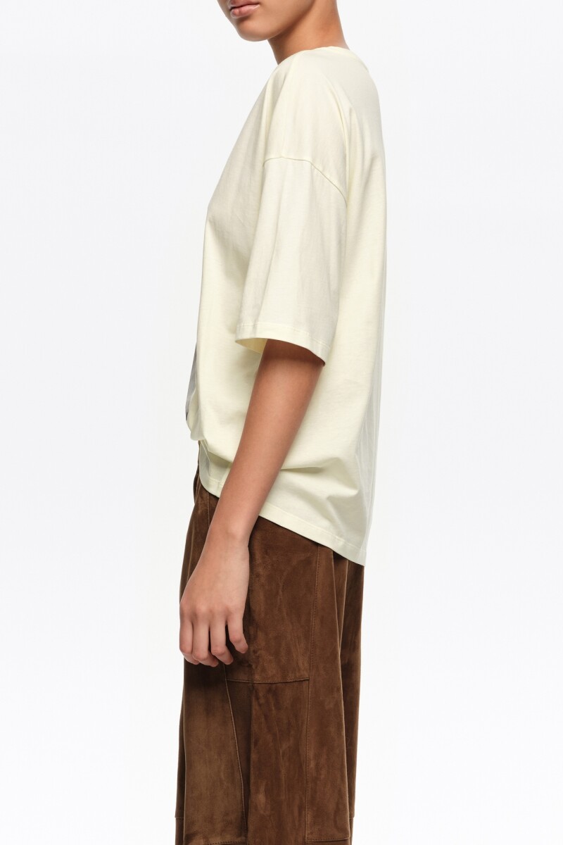 CAMISETA Marfil