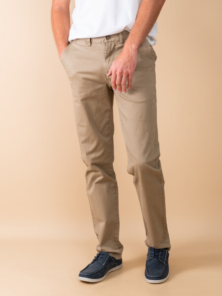 Pantalón chino Beige