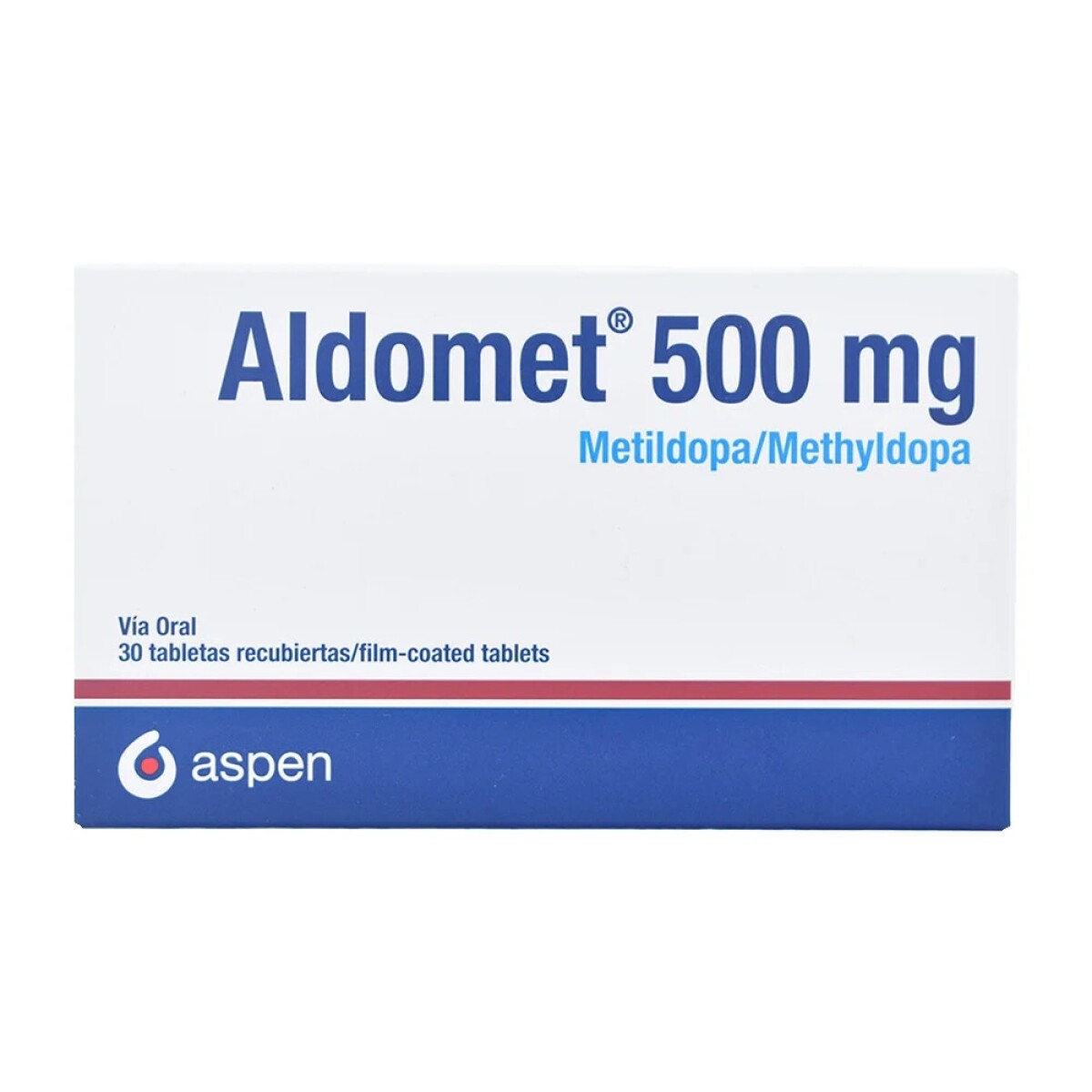Aldomet 500 Mg 30 Comprimidos 