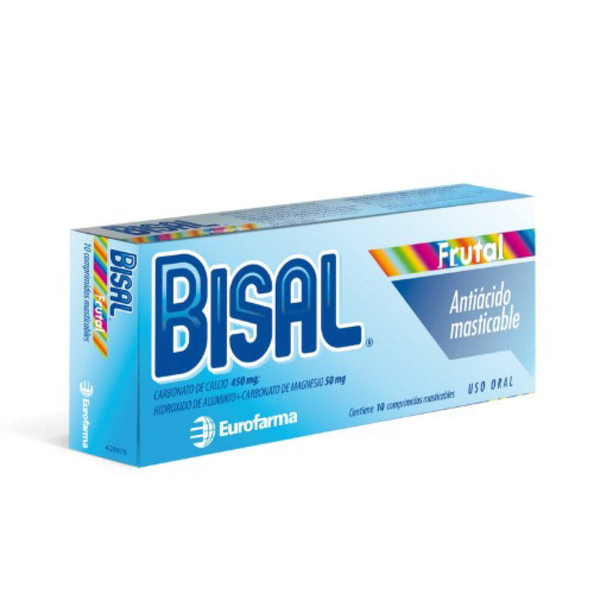 Bisal Frutal 10 Comprimidos 