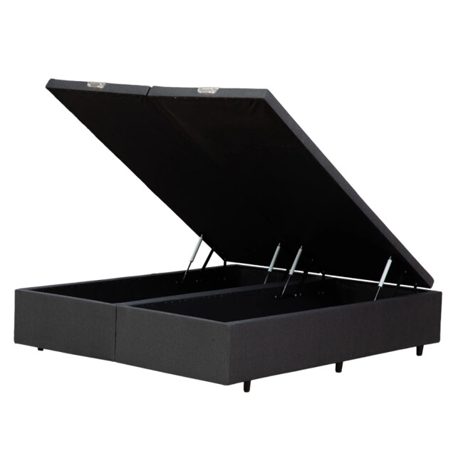 BOX KING SIZE BAÚL BASE DE SOMMIER CAMA Gris
