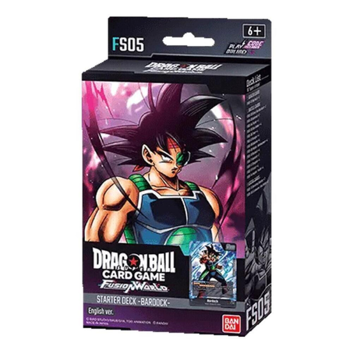 Dragon Ball Super Fusion World - Starter Deck - Bardock [Inglés] 