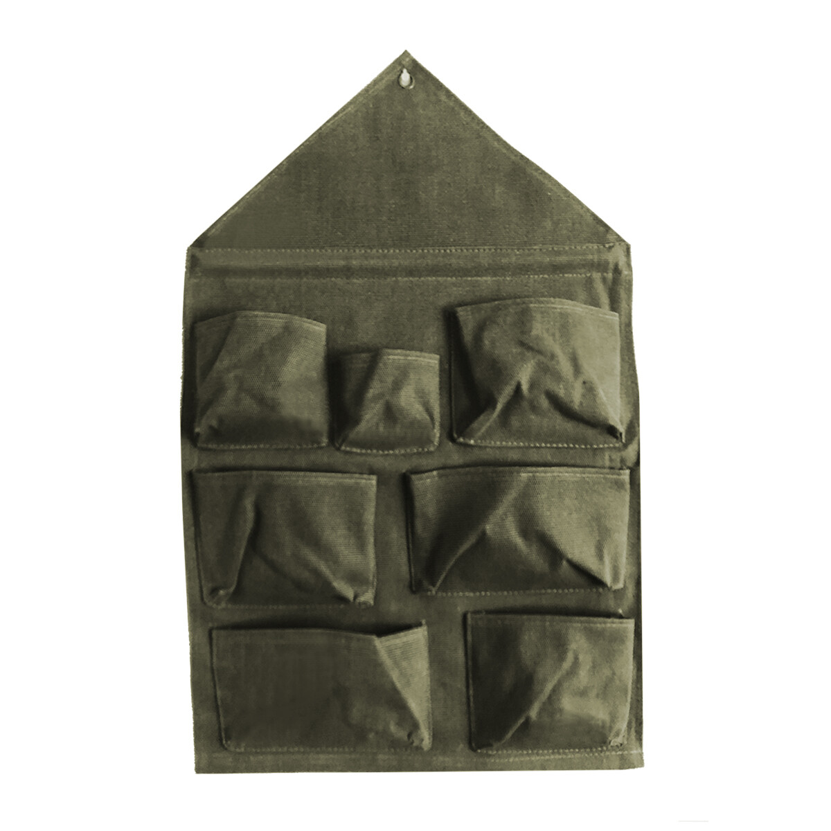 Organizador para colgar con 7 bolsillos - Verde 