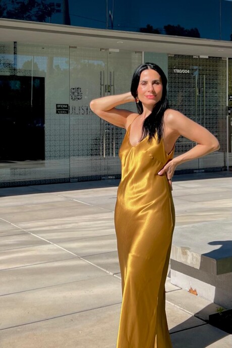 Vestido Otilia Dorado