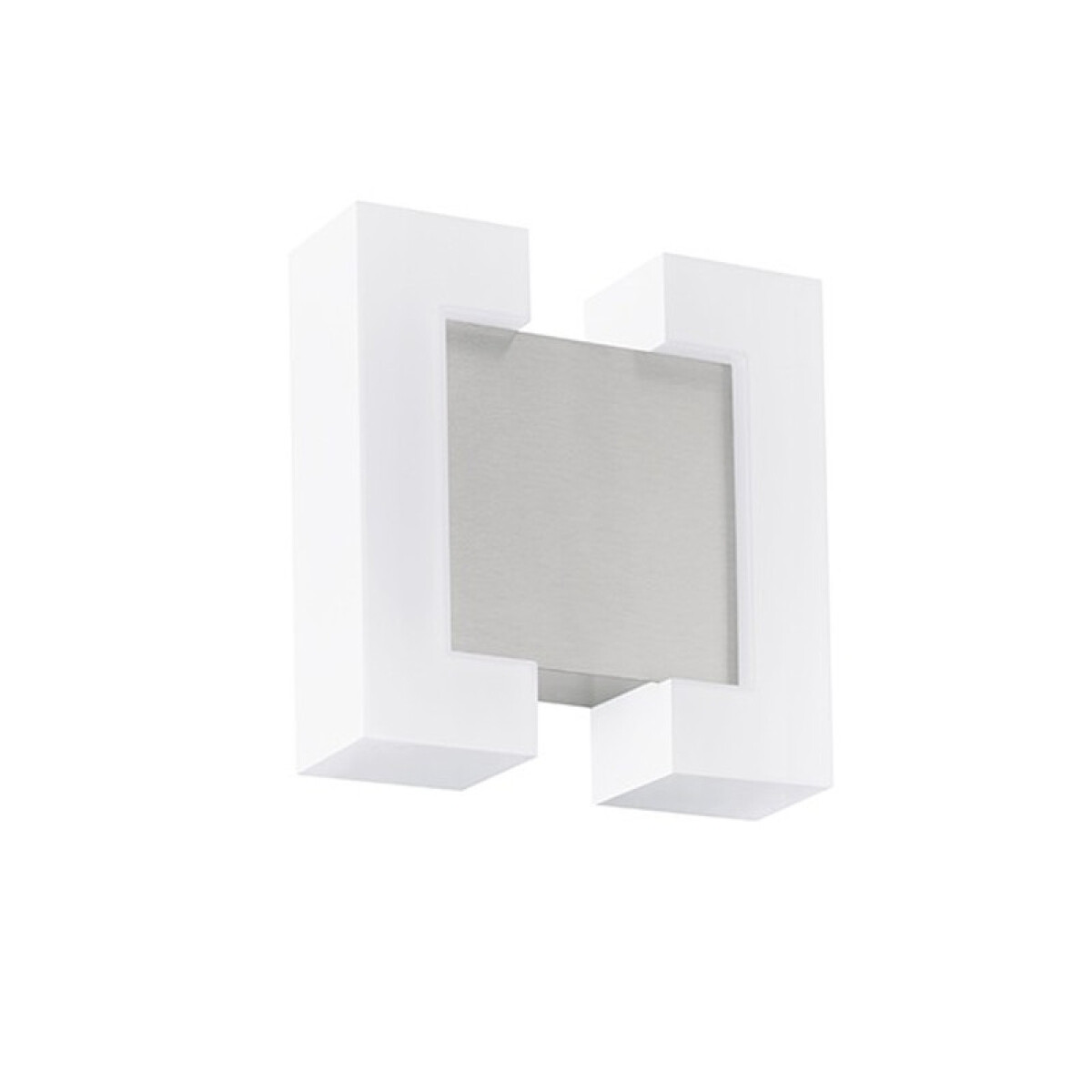 Aplique LED de pared niquel/blanco 4,8W IP44 SITIA - EG0480 