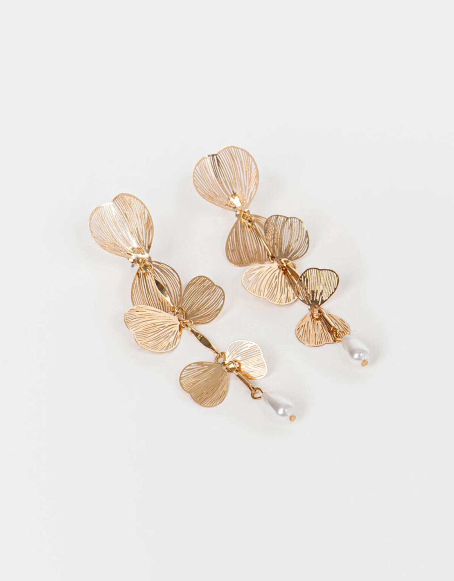 Aros Con Flores - Dorado — Tienda Soy Santander