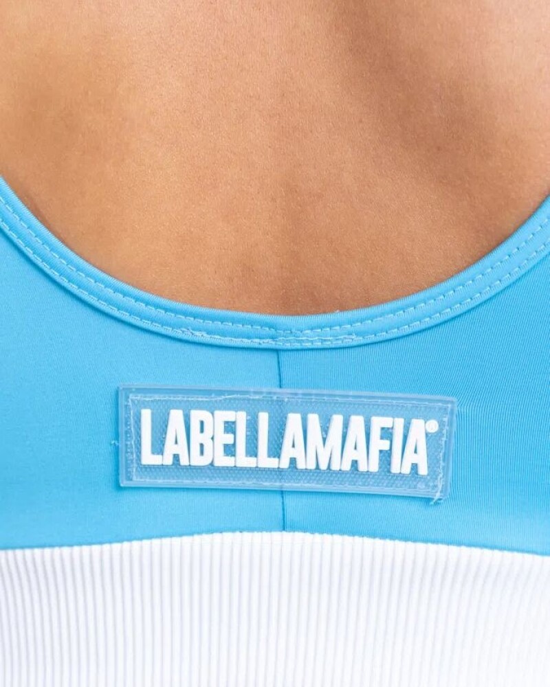 Top Deportivo Color Azul By La Bellamafia U