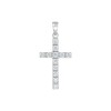 Dije cruz - Plata 925 - zirconias - CP4669 conpiedra