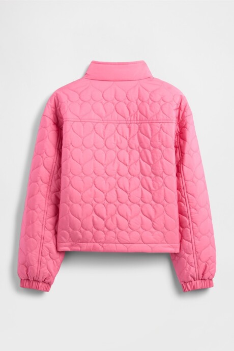 Campera Corazón Quilted Niña Solstice Pink