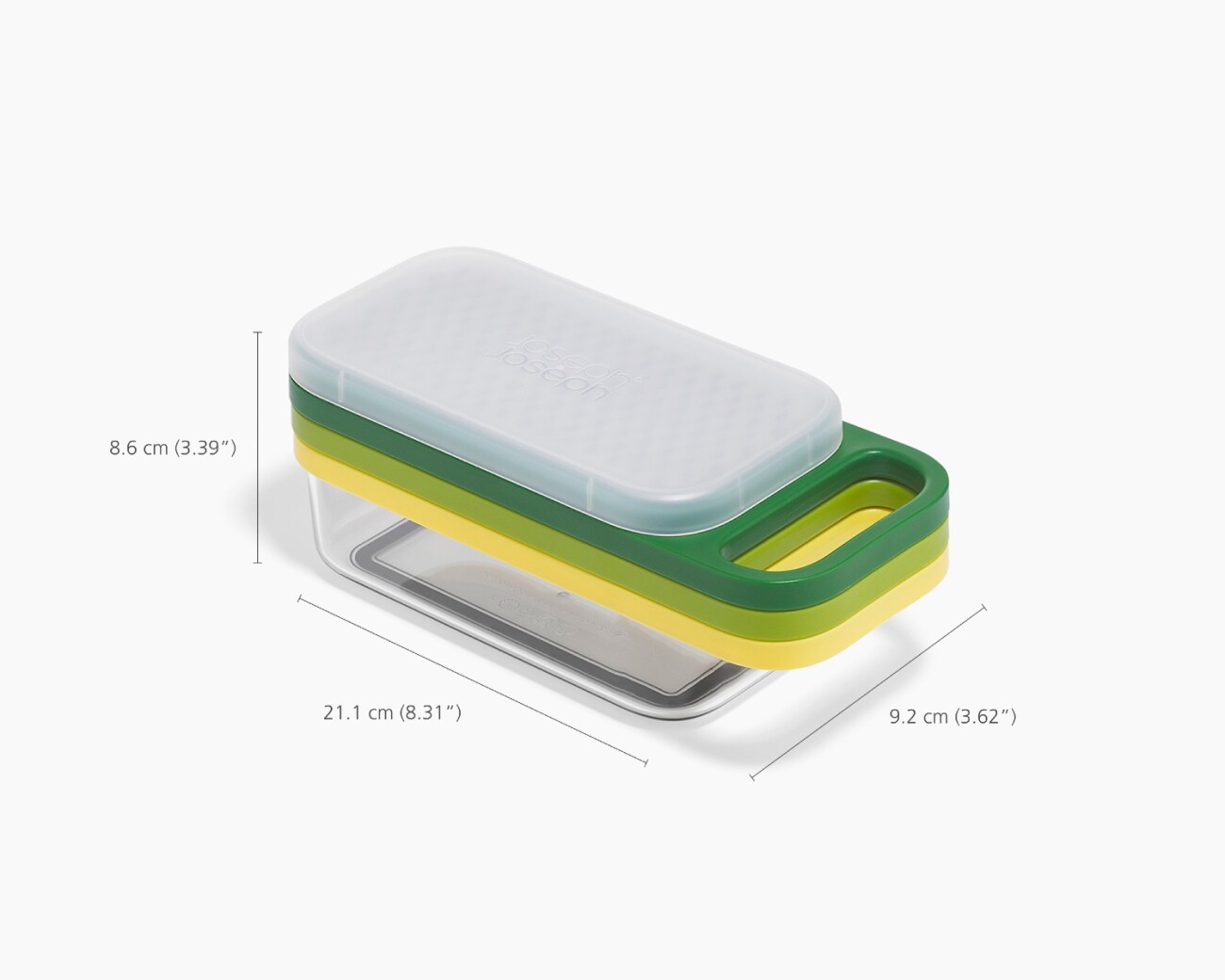 Set de 3 Ralladores con Recipiente Joseph Joseph Multi-Grate & Store™- PREVENTA Set de 3 Ralladores con Recipiente Joseph Joseph Multi-Grate & Store™- PREVENTA