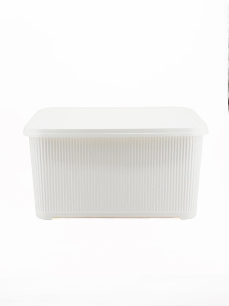 CAJA ORGANIZADORA CON TAPA BLANCO