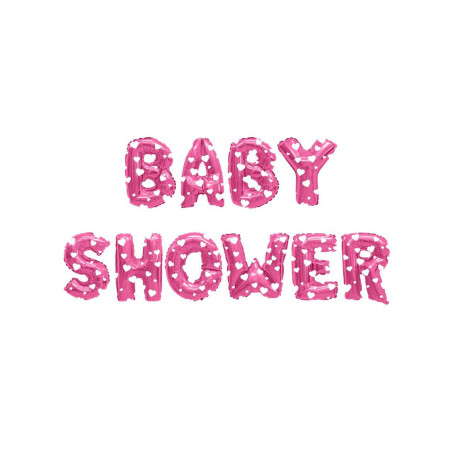 Globo de aluminio Baby Shower Rosado