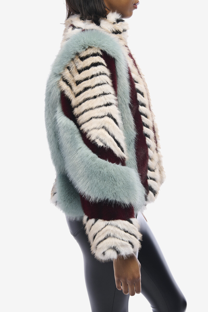 CHAQUETA FUR INEZ Multicolor