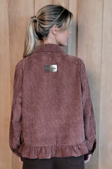 Sobrecamisa Rufina Pana Chocolate