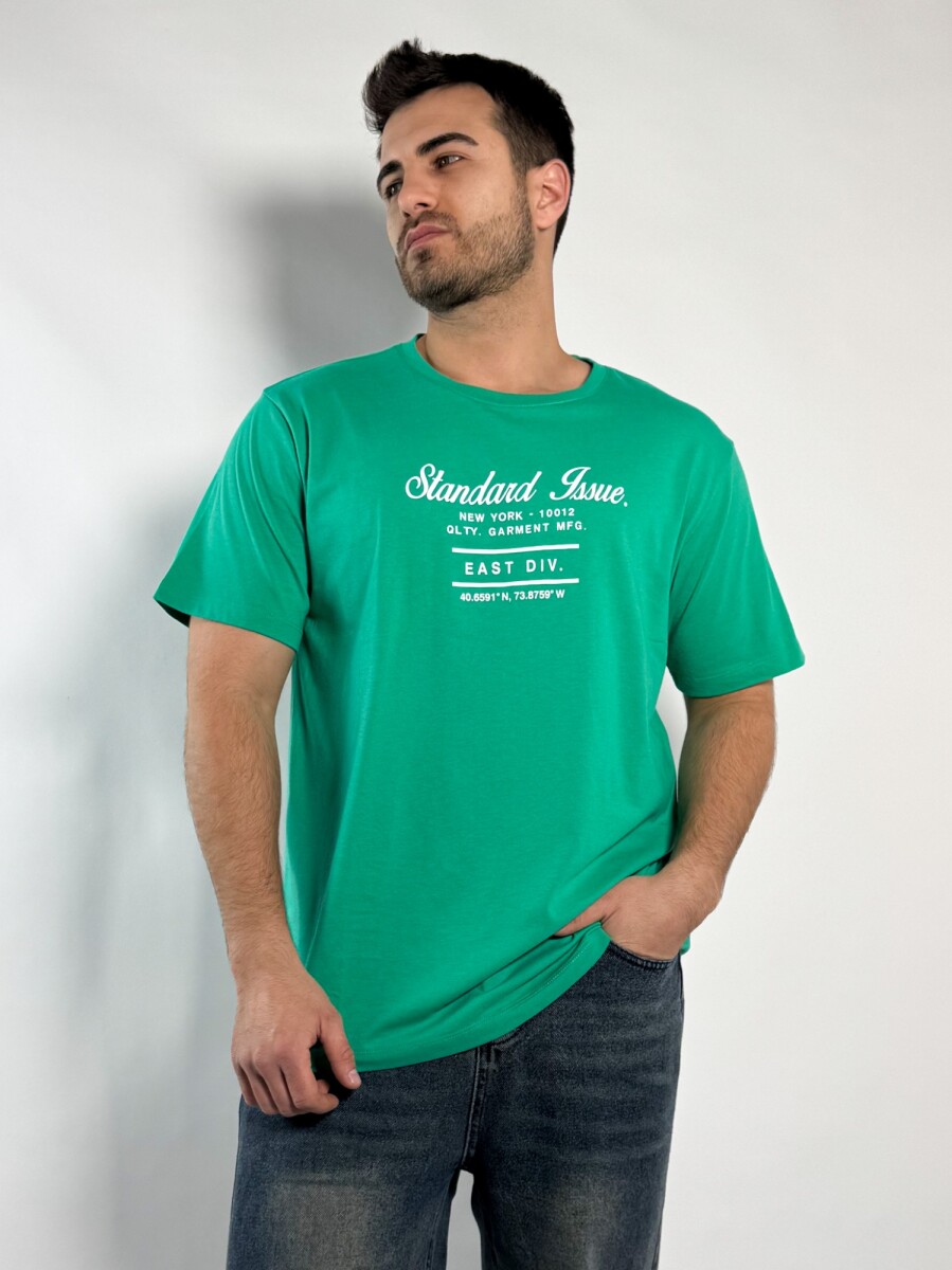 Remera estampada Buley - Verde 