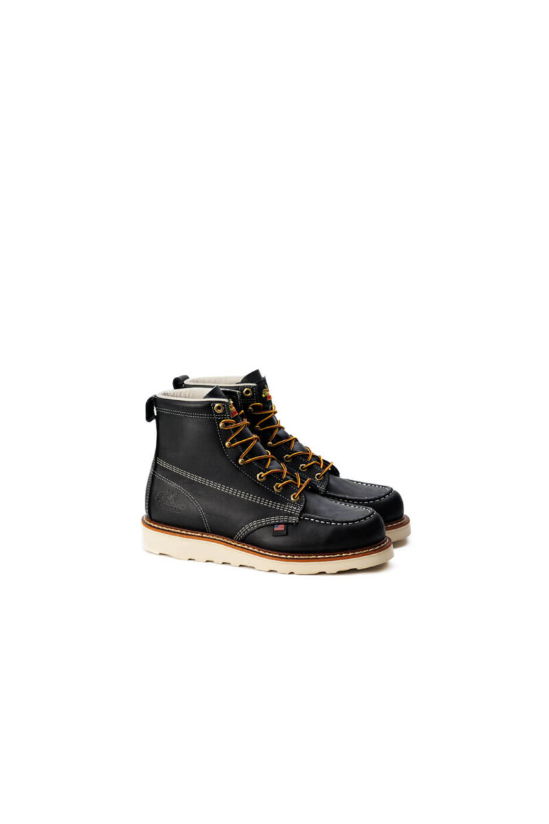 BOTAS AMERICAN HERITAGE – 6″ BLACK MOC TOE – MAXWEAR WEDGE™ BOTAS AMERICAN HERITAGE – 6″ BLACK MOC TOE – MAXWEAR WEDGE™