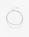Collares Cortos Strass Collares Cortos, Statement Night - Plateado Rodio