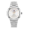 Reloj Tommy Hilfiger 1782817 para dama con correa de acero Plateado