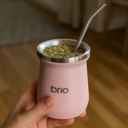MATE ACERO INOXIDABLE BRIO ROSADO MATE ACERO INOXIDABLE BRIO ROSADO