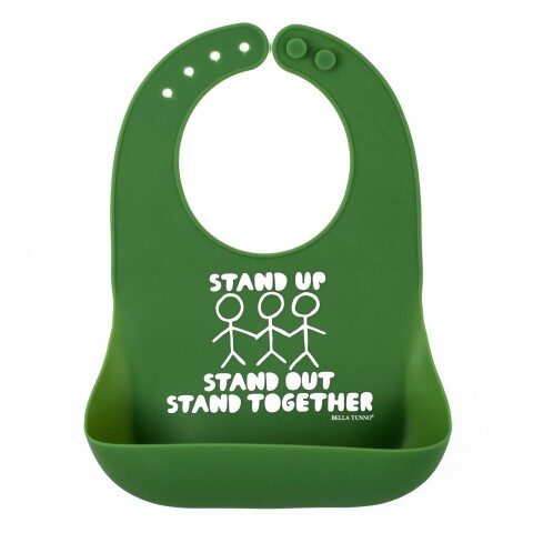 Babero de silicona con bolsillo Stand Up