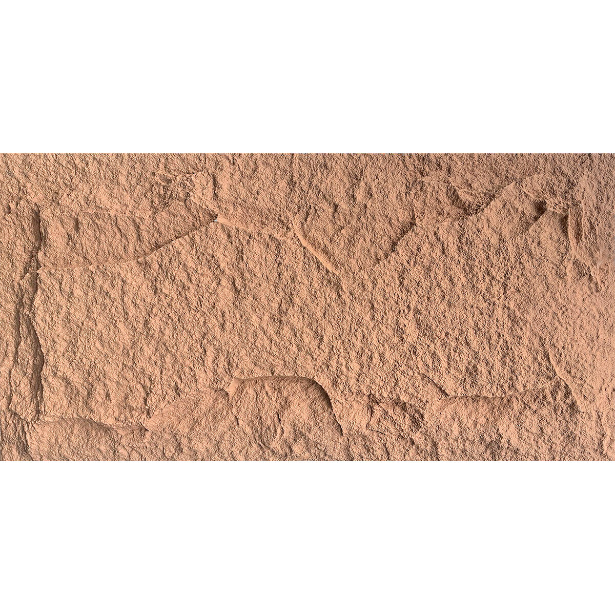 Revestimiento Para Exterior De Poliuretano Imitación Piedra Earth Yelow/ Placa De 120x60 Cm 