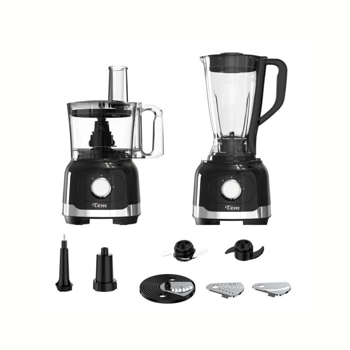 Multiprocesadora Negra - Modelo T1WMP1000 - Tem 