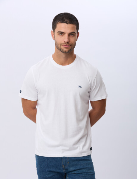 REMERA BÁSICA DE ALGODÓN Blanco