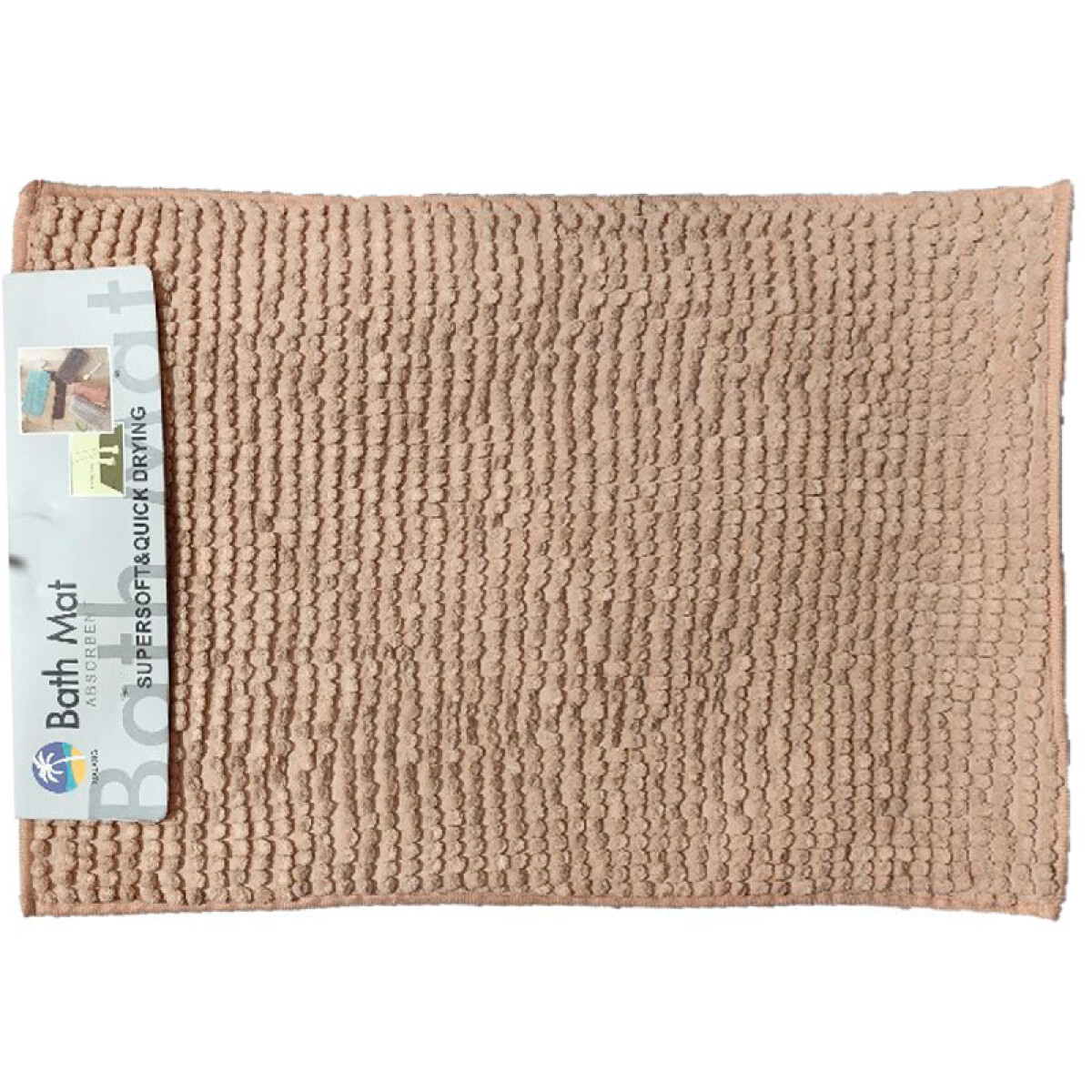 Alfombra peludita color beige oscuro 38*58cm - Alfombra Peludita Color Beige Oscuro 38*58cm 