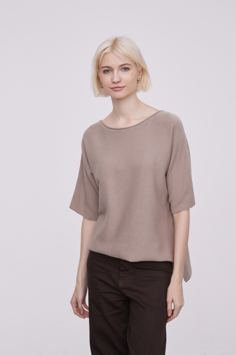 Remera Kaumaha - Taupe / Mink / Vison 